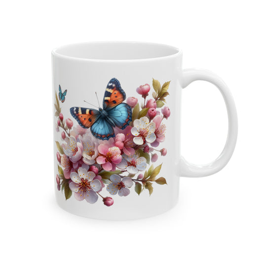Magical Monarchs Mug: Majestic Butterfly Artwork for Your Coffee Break